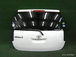 дверь пятая на 1nz-fe TOYOTA SPADE ncp141 (Тойота Спэйд) белая ночь задняя   