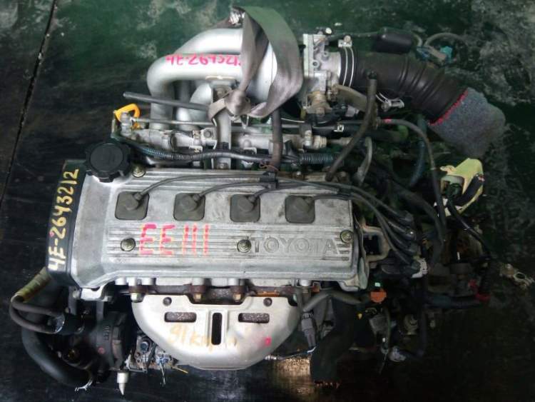 Двигатель 4E-FE TOYOTA SPRINTER EE111 (тойота спринтер) катушка
