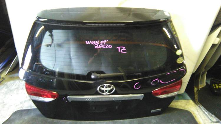 дверь пятая на 2zr-fae TOYOTA WISH zge20 (Тойота Виш) черный задняя