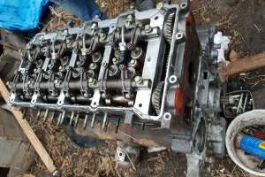 блок двигателя 4M51 на MITSUBISHI CANTER FE53 (Мицубиси Кантер )